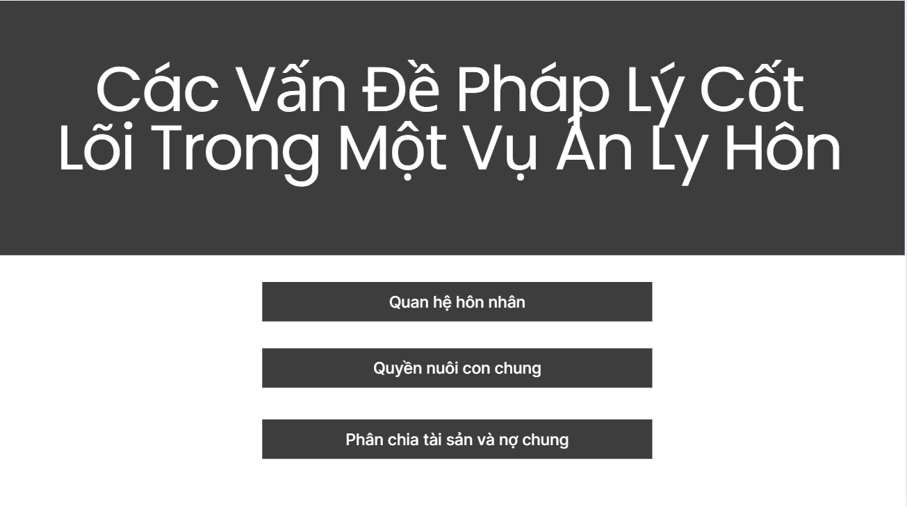 các vấn đề pháp lý trong một vụ án ly hôn cac-van-de-phap-ly-trong-mot-vu-an-ly-hon