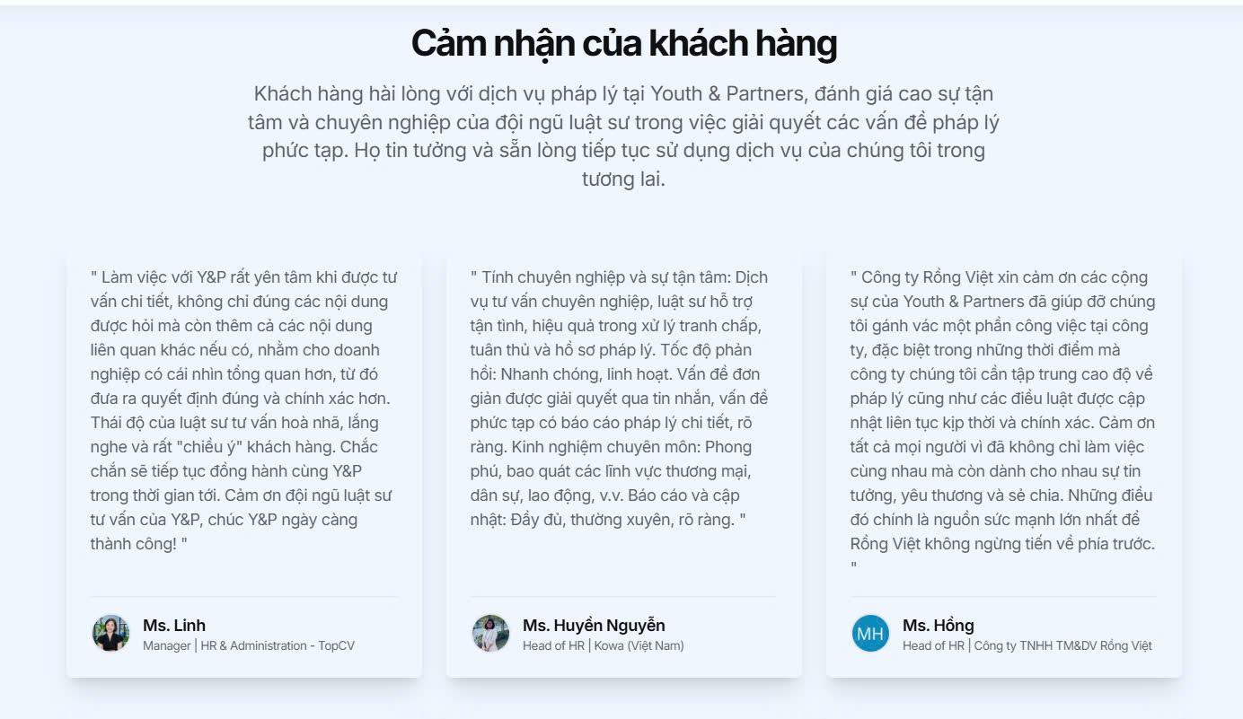 cảm nhận của khách hàng về công ty luật YP top 5 công ty luật bắc ninh chuyên nghiệp cảm nhận của khách hàng về công ty luật YP top 5 công ty luật bắc ninh chuyên nghiệp