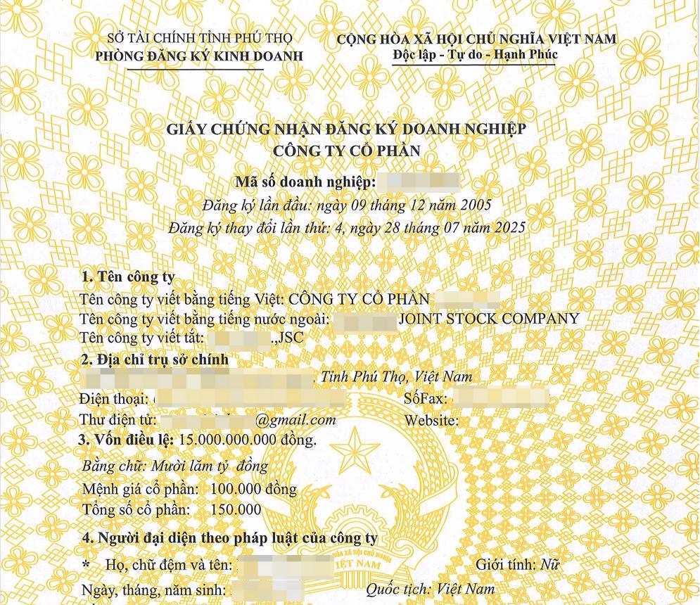 Kết quả đăng ký thay đổi địa chỉ doanh nghiệp ở xã Bình Xuyên tỉnh Phú Thọ Kết quả đăng ký thay đổi địa chỉ doanh nghiệp ở xã Bình Xuyên tỉnh Phú Thọ