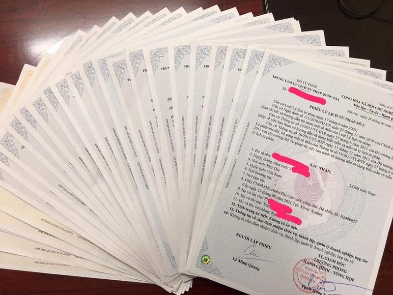 Kết quả làm lý lịch tư pháp tại YP Law Firm chuyên nghiệp Kết quả làm lý lịch tư pháp tại YP Law Firm chuyên nghiệp