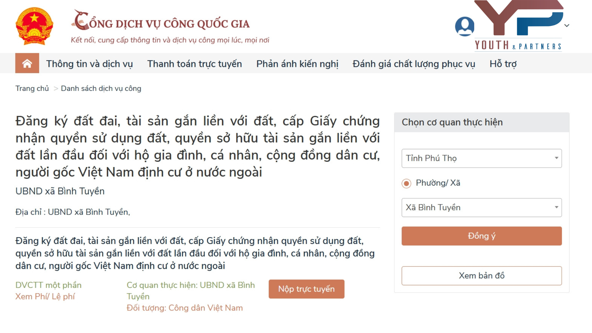 Luật sư tư vấn cấp giấy chứng nhận lần đầu ở dịch vụ công xã Bình Tuyền Luật sư tư vấn cấp giấy chứng nhận lần đầu ở dịch vụ công xã Bình Tuyền