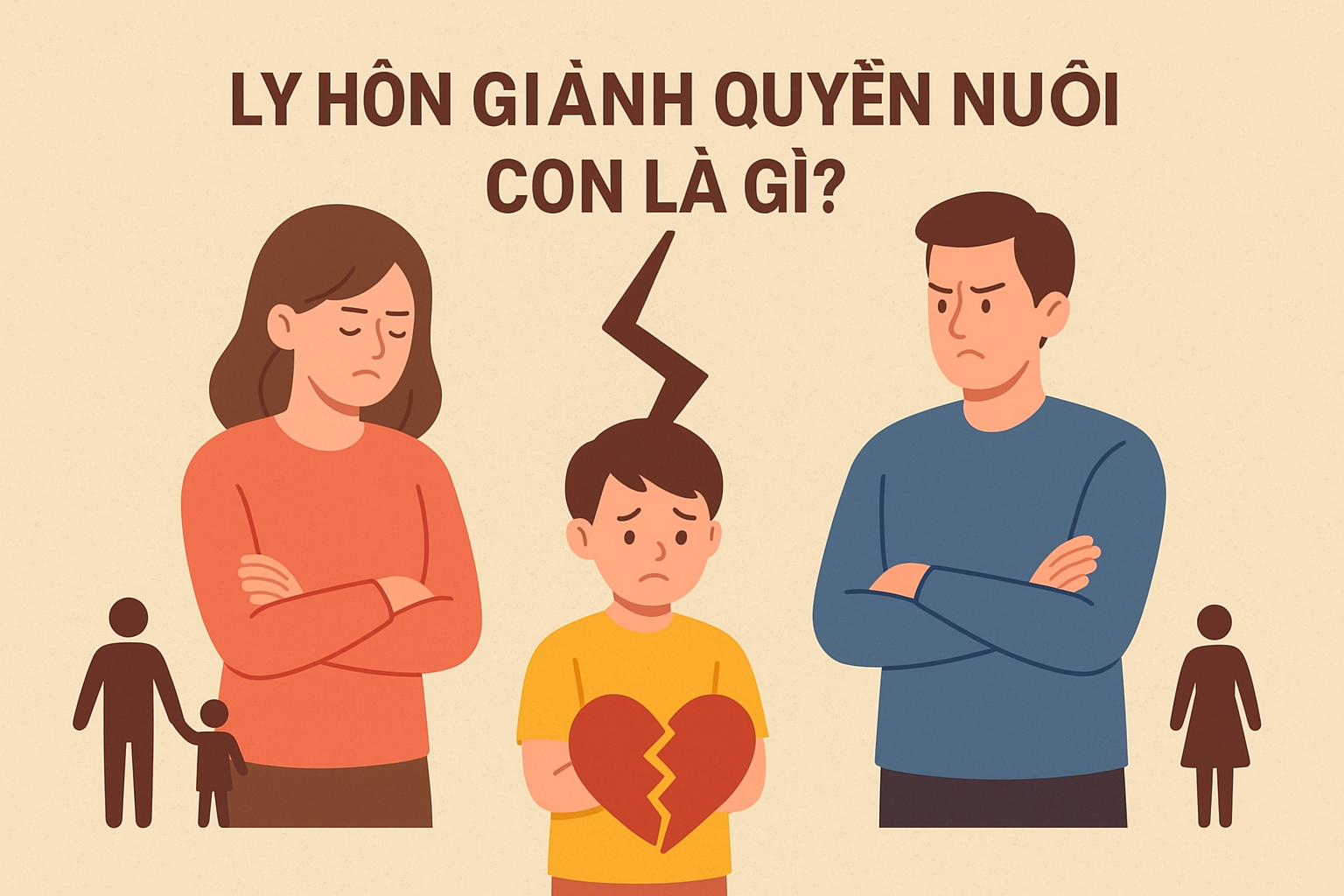 Ly hôn giành quyền nuôi con là gì Ly hôn giành quyền nuôi con là gì