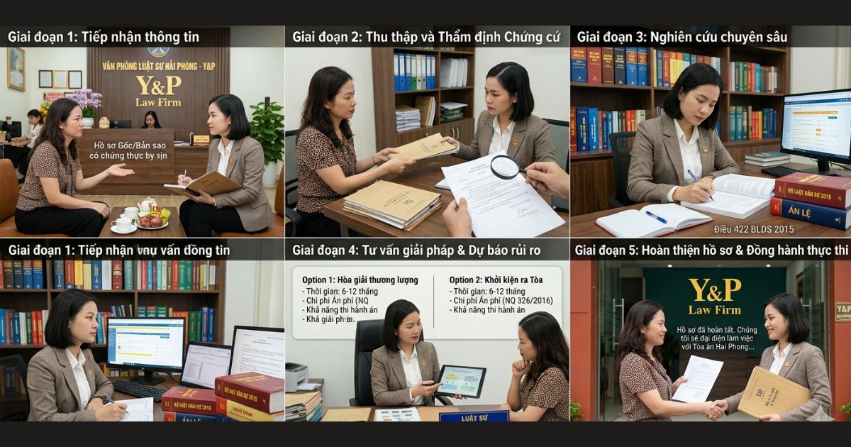 Các bước trong quy trình tư vấn pháp luật của Luật sư Hải Phòng