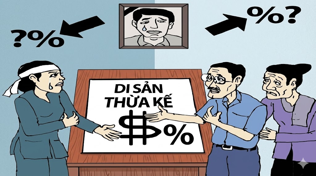 Cách tính suất tài sản Thừa kế thế vị