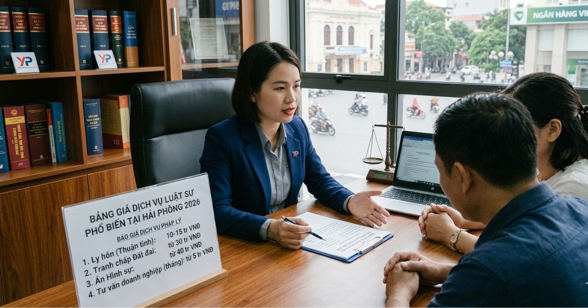 Chi phí thuê luật sư tại Hải Phòng Chi phí thuê luật sư tại Hải Phòng