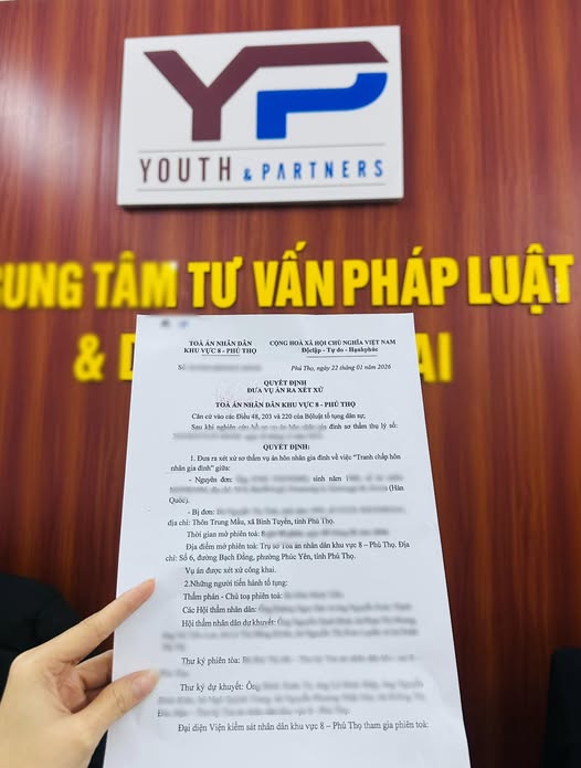 Công ty Luật TNHH YP Luật sư tư vấn Hôn nhân Gia đình