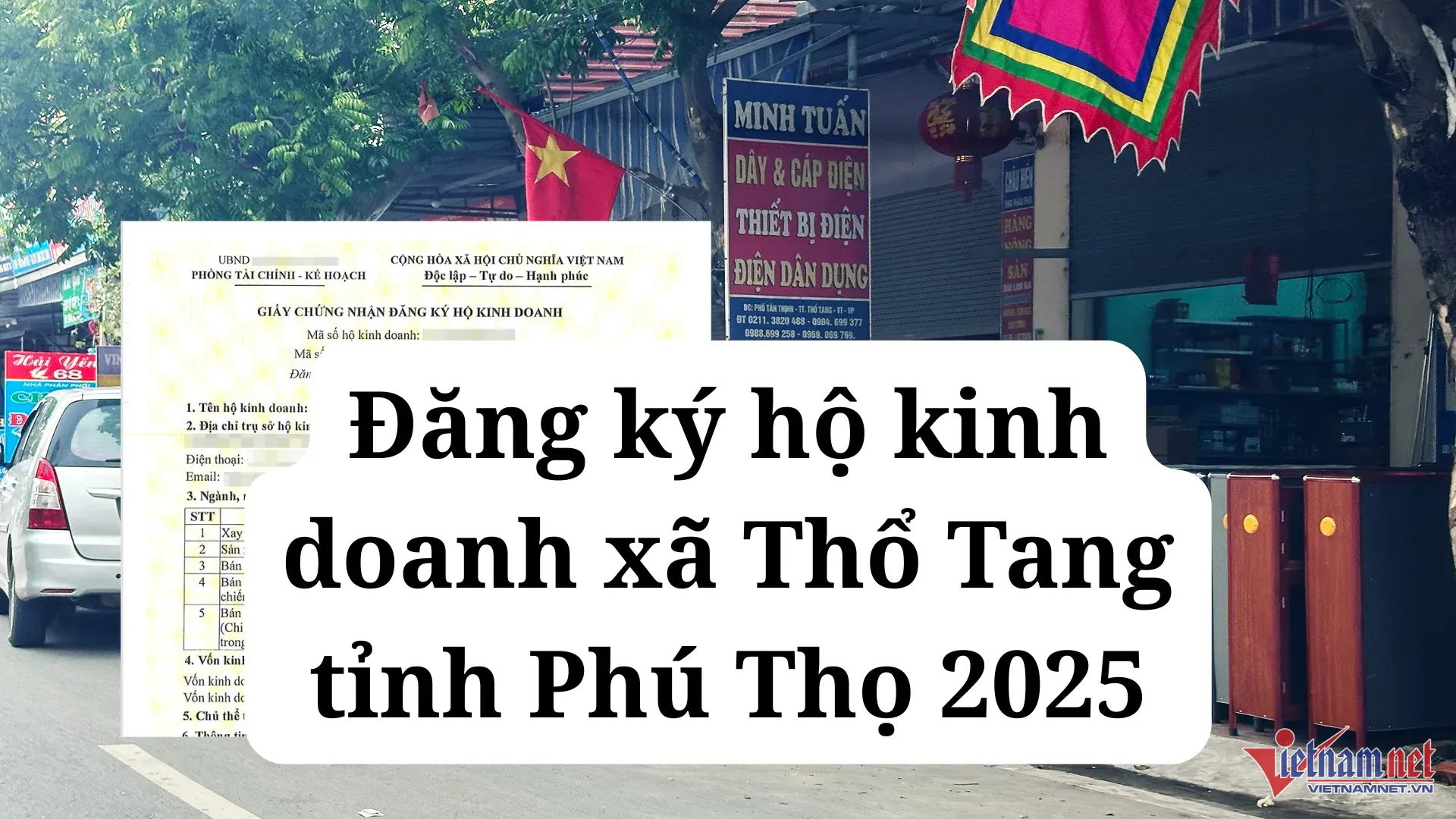 Dịch vụ đăng ký hộ kinh doanh ở xã Thổ Tang tỉnh Phú Thọ