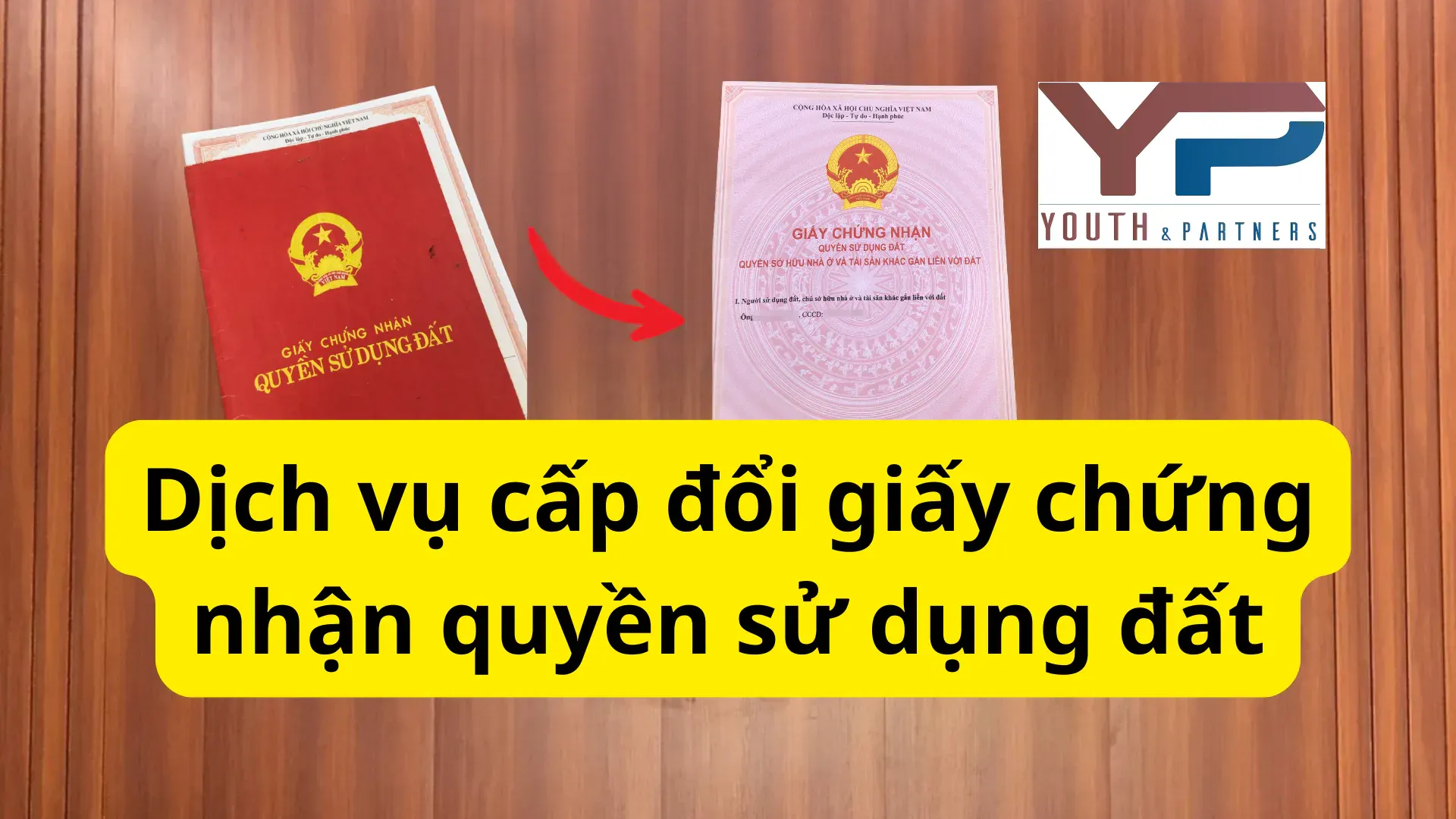 Dịch vụ cấp đổi giấy chứng nhận quyền sử dụng đất