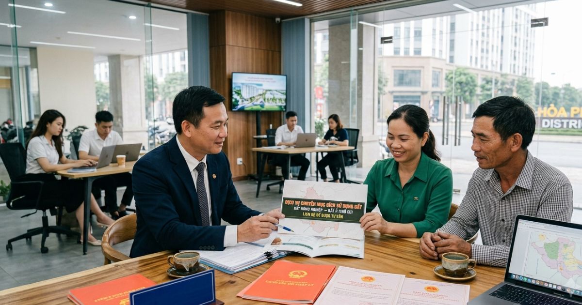 Dịch vụ chuyển đất nông nghiệp sang đất ở uy tín tại Phú Thọ