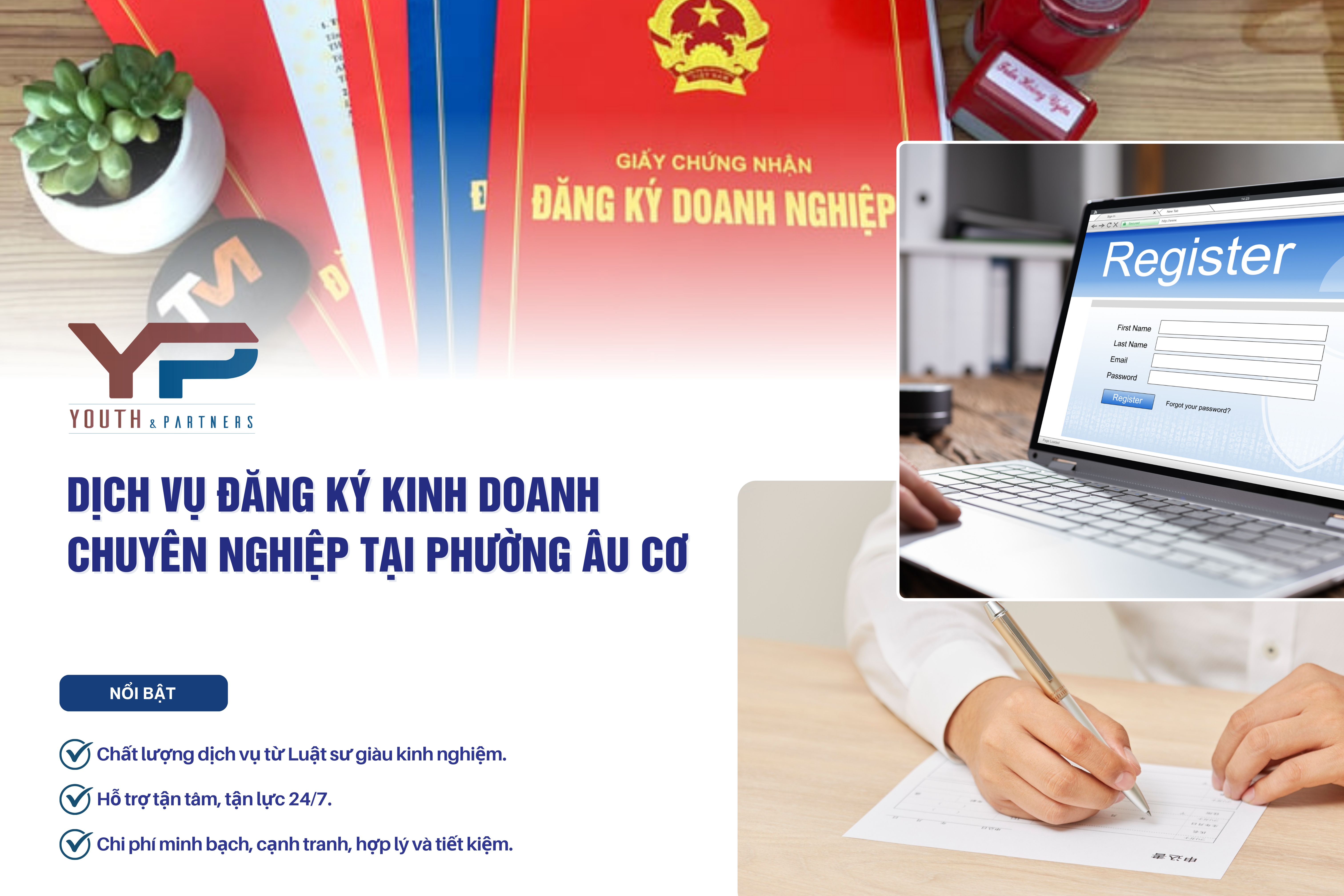 Dịch vụ đăng ký kinh doanh chuyên nghiệp tại phường Âu Cơ