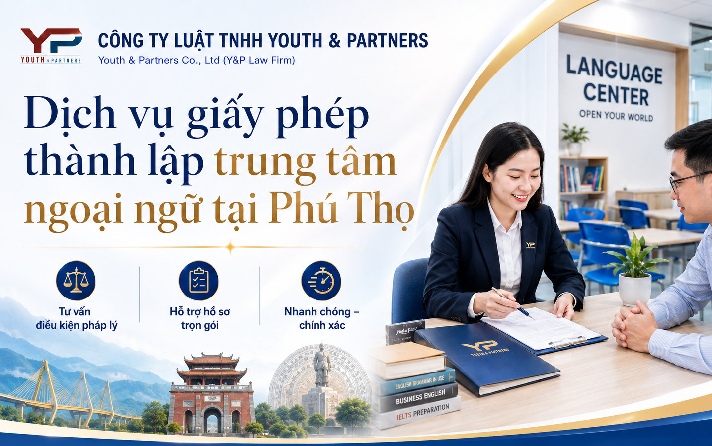 Dịch vụ giấy phép thành lập trung tâm ngoại ngữ tại Phú Thọ