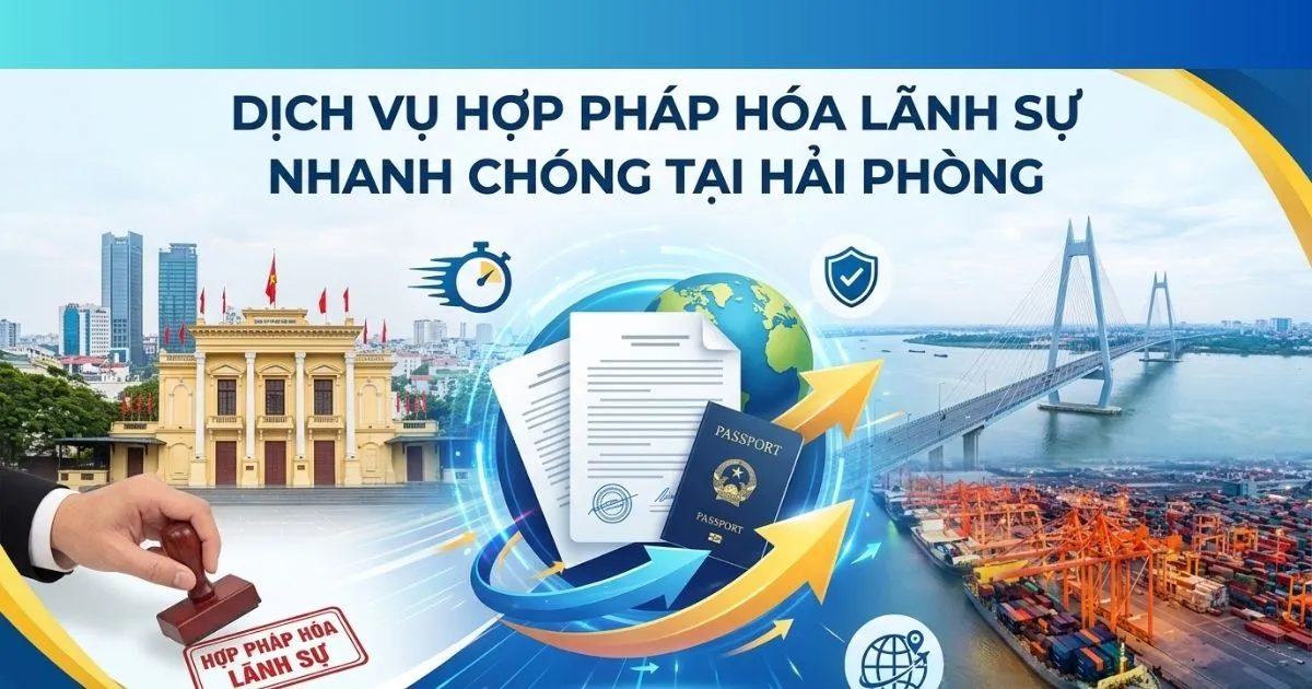 Dịch vụ hợp pháp hóa lãnh sự nhánh chóng tại Hải Phòng