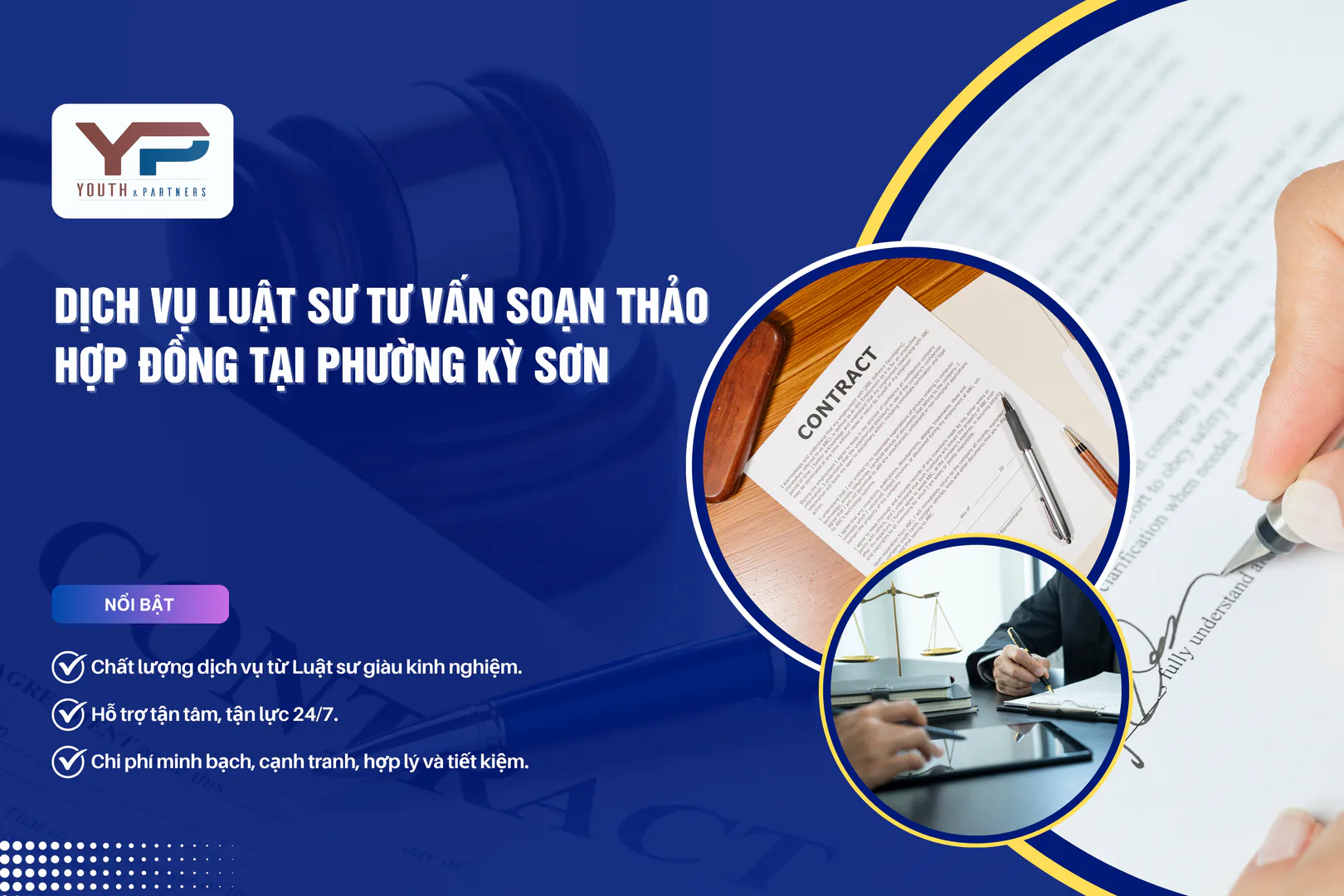 Dịch vụ luật sư tư vấn soạn thảo hợp đồng tại phường Kỳ Sơn