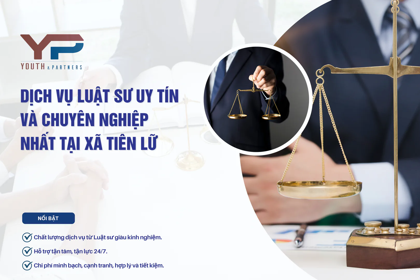 Dịch vụ luật sư uy tín và chuyên nghiệp nhất tại xã Tiên Lữ