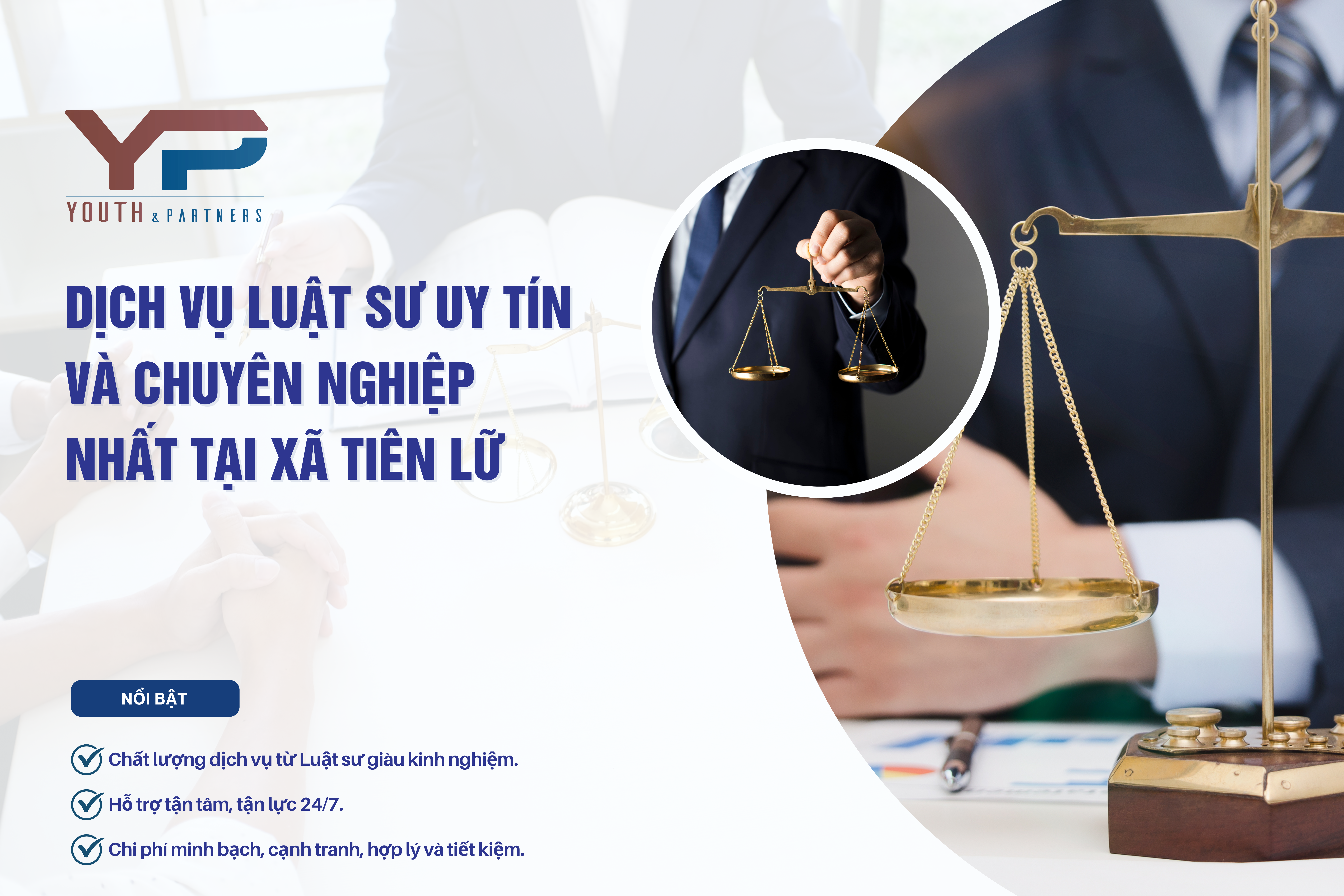 Dịch vụ luật sư uy tín và chuyên nghiệp nhất tại xã Tiên Lữ