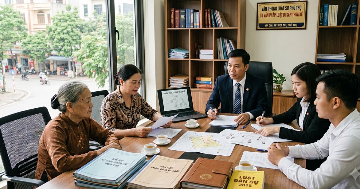 Dịch vụ phân chia di sản thừa kế theo pháp luật tại Phú Thọ