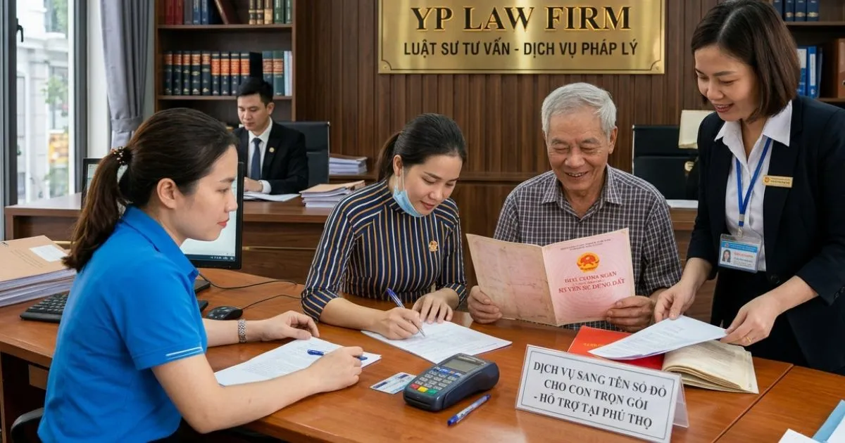 Dịch vụ sang tên sổ đỏ cho con trọn gói tại Phú Thọ