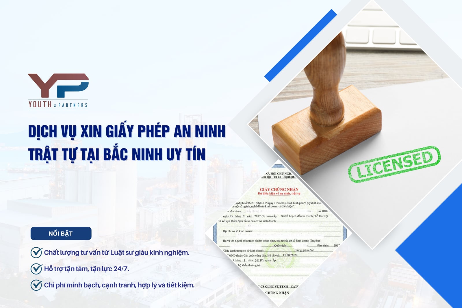 Dịch vụ xin giấy phép an ninh trật tự tại Bắc Ninh uy tín