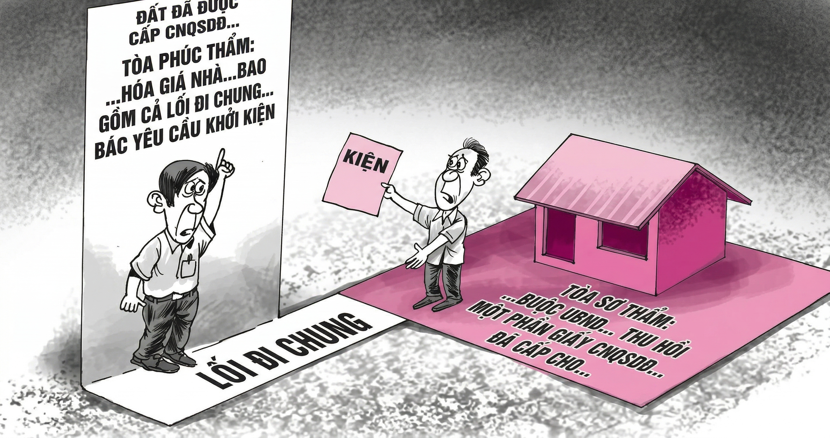 Giải quyết tranh chấp đất đai về lối đi chung Giải quyết tranh chấp đất đai về lối đi chung