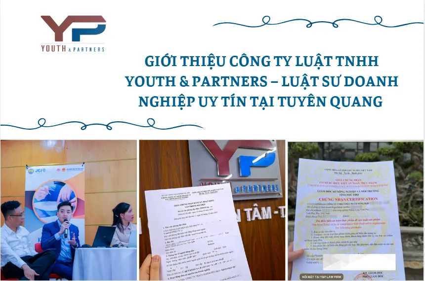 giới thiệu công ty luật TNHH Youth & Partners - luật sư doanh nghiệp uy tín tại Tuyên Quang