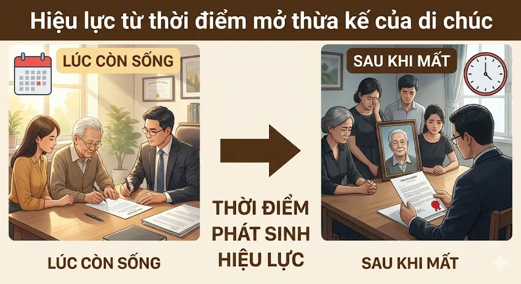 Hiệu lực của di chúc
