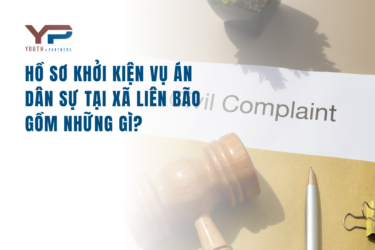 Hồ sơ khởi kiện vụ án dân sự tại xã Liên Bão gồm những gì?