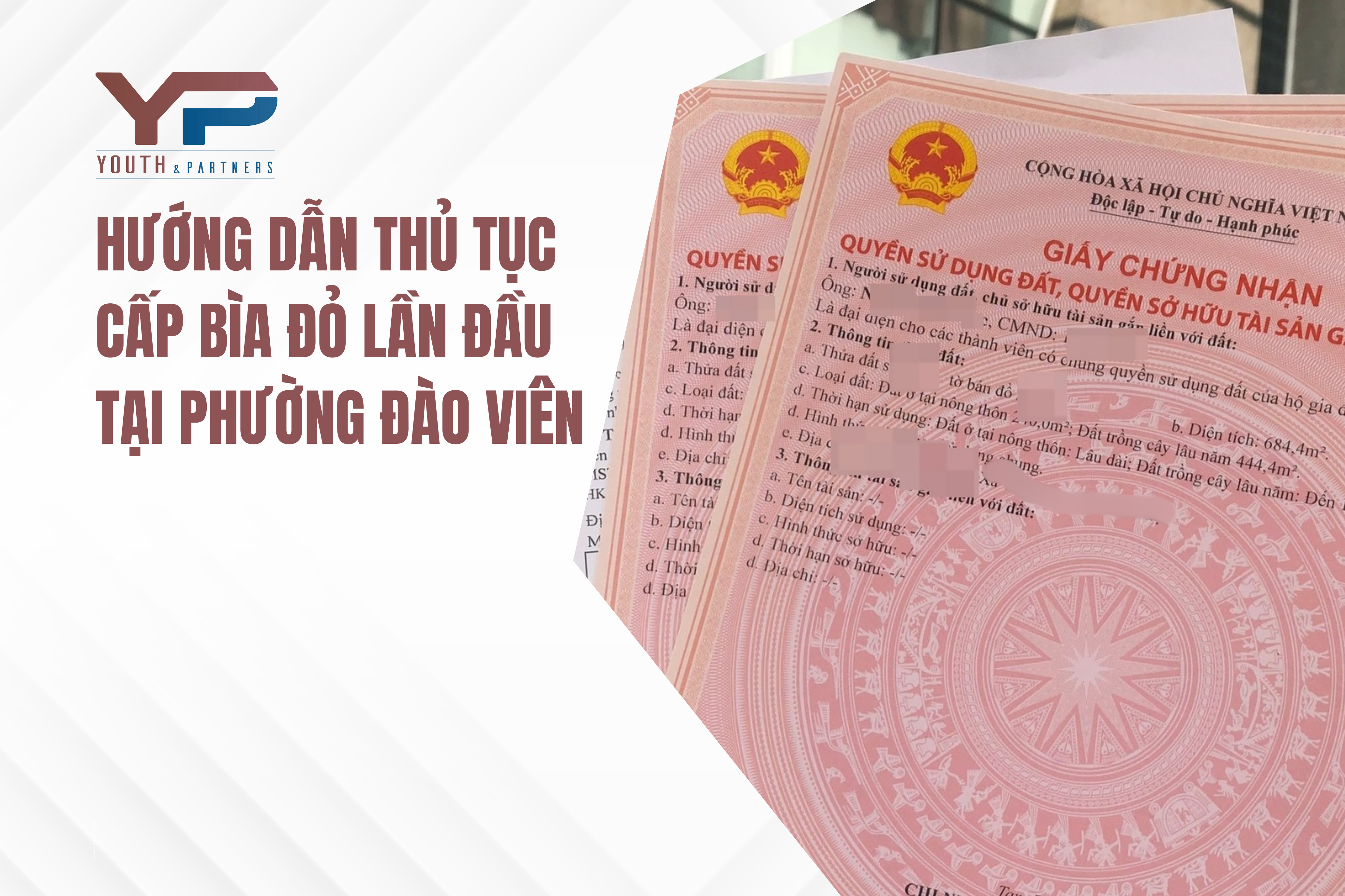 Hướng dẫn thủ tục cấp bìa đỏ lần đầu tại phường Đào Viên