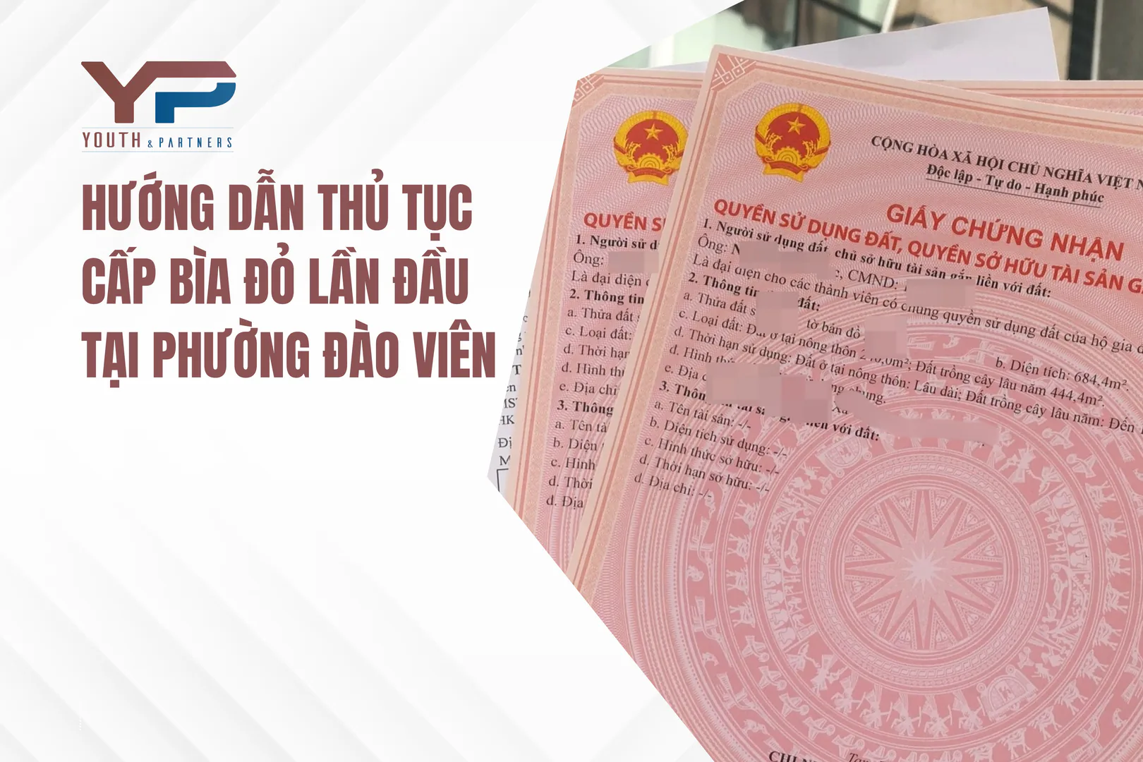 Hướng dẫn thủ tục cấp bìa đỏ lần đầu tại phường Đào Viên