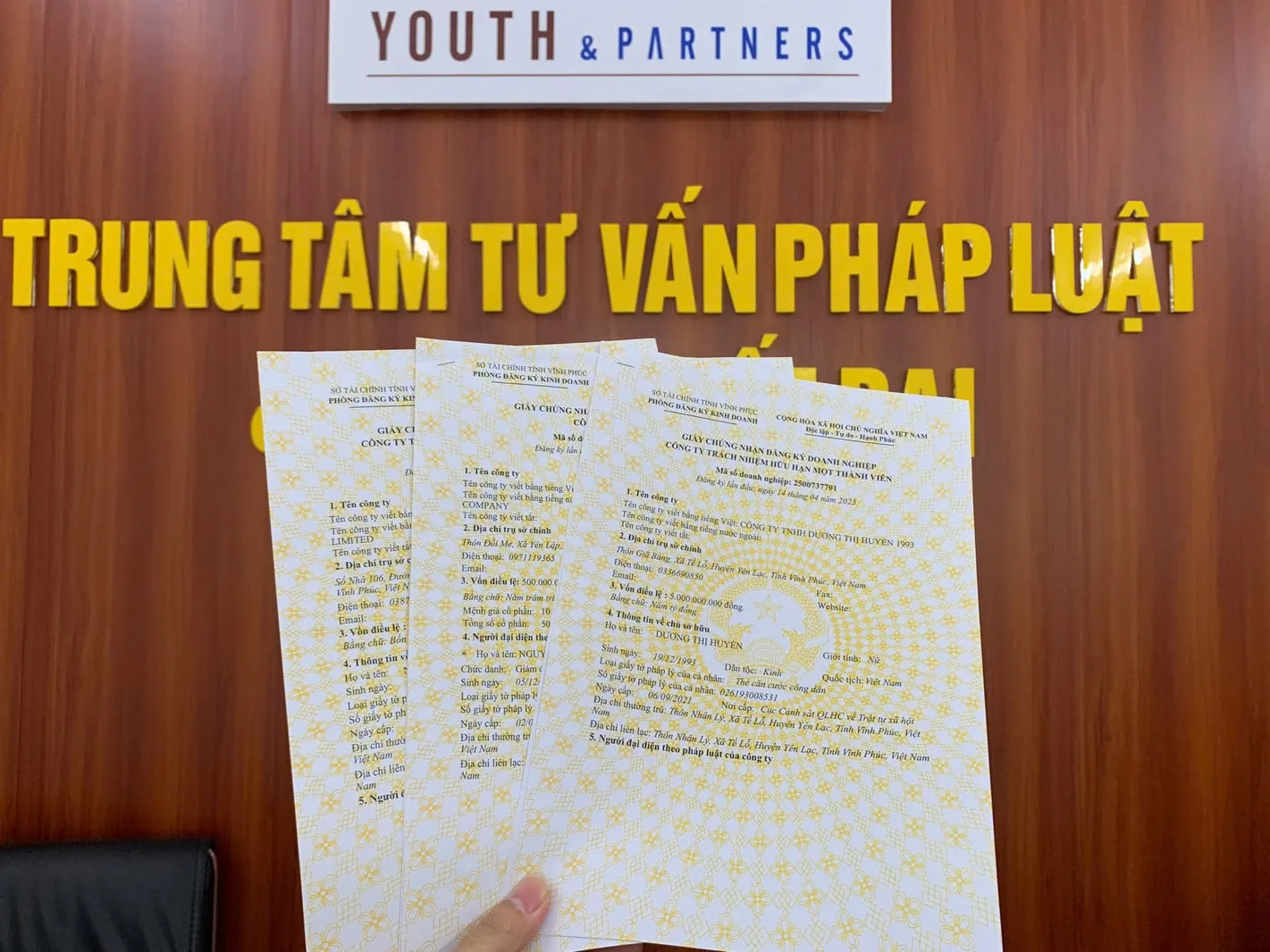 Kết quả dịch vụ làm giấy phép con tại YP uy tín và chuyên nghiệp nhất