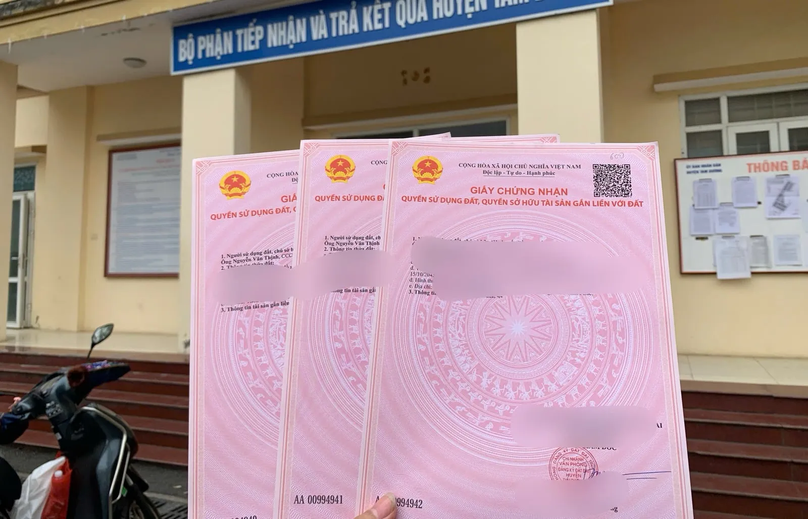 Kết quả đổi sổ đỏ cũ sang sổ mới tại Thái Nguyên
