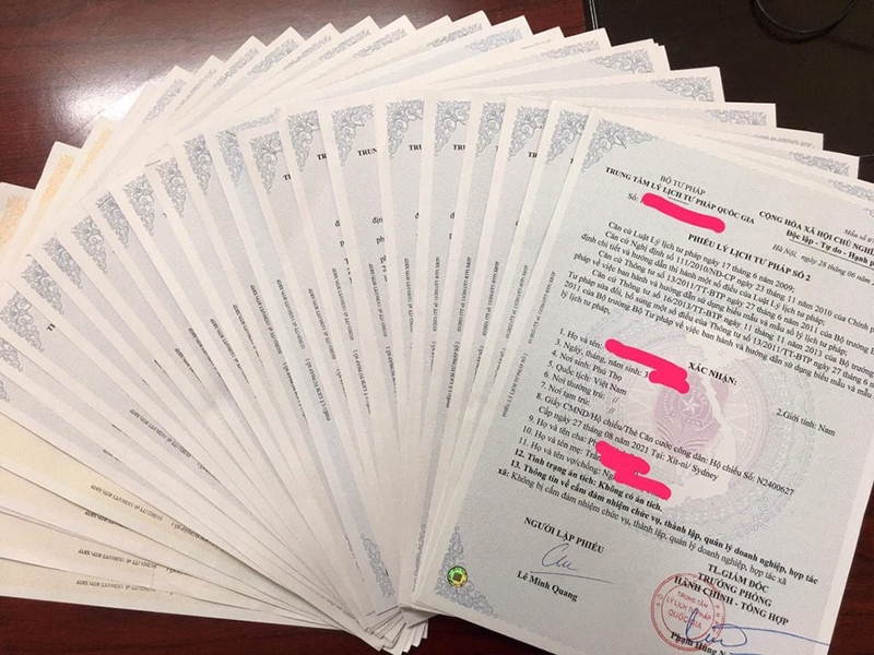 Kết quả làm lý lịch tư pháp tại YP Law Firm chuyên nghiệp