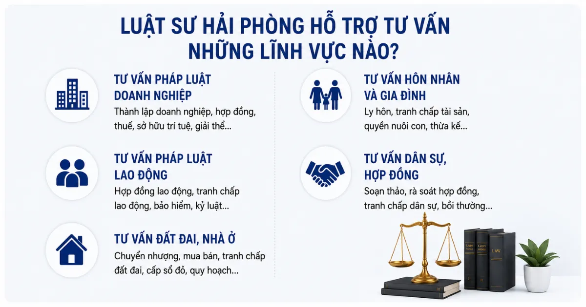 Lĩnh vực tư vấn pháp luật trực tuyến