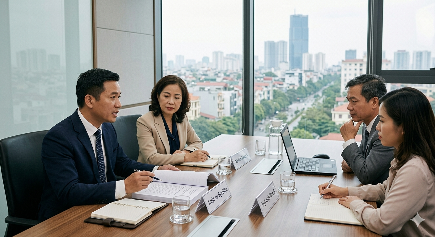 Luật sư đại diện Hưng Yên thay mặt khách hàng đàm phán hợp đồng