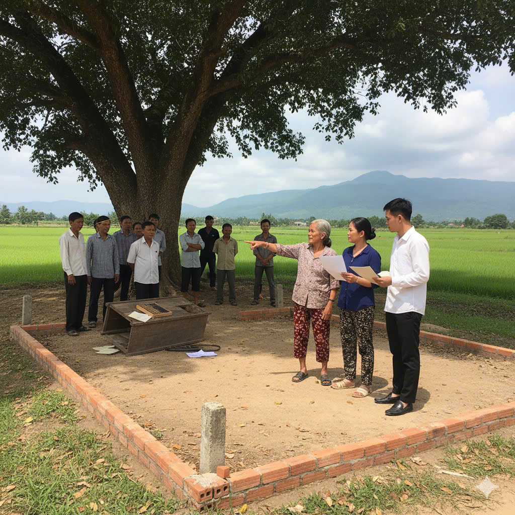 Luật sư đất đai giỏi đang giải quyết tranh chấp đất đai