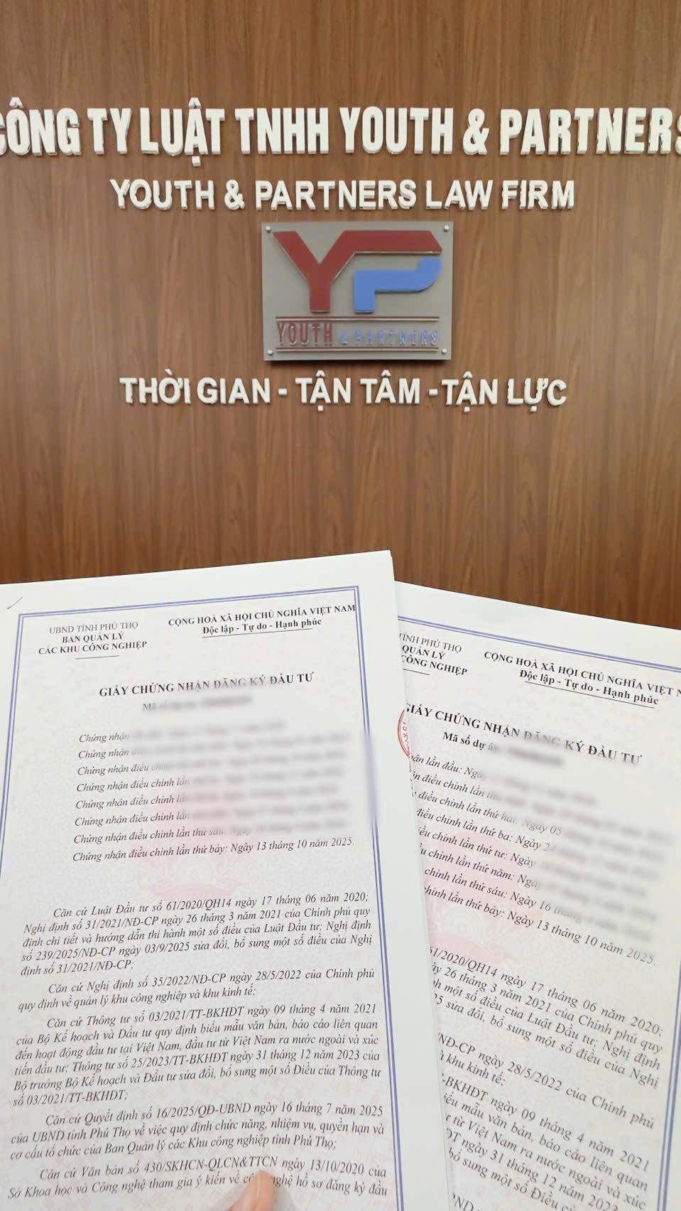 Luật sư giỏi xin cấp giấy chứng nhận đầu tư