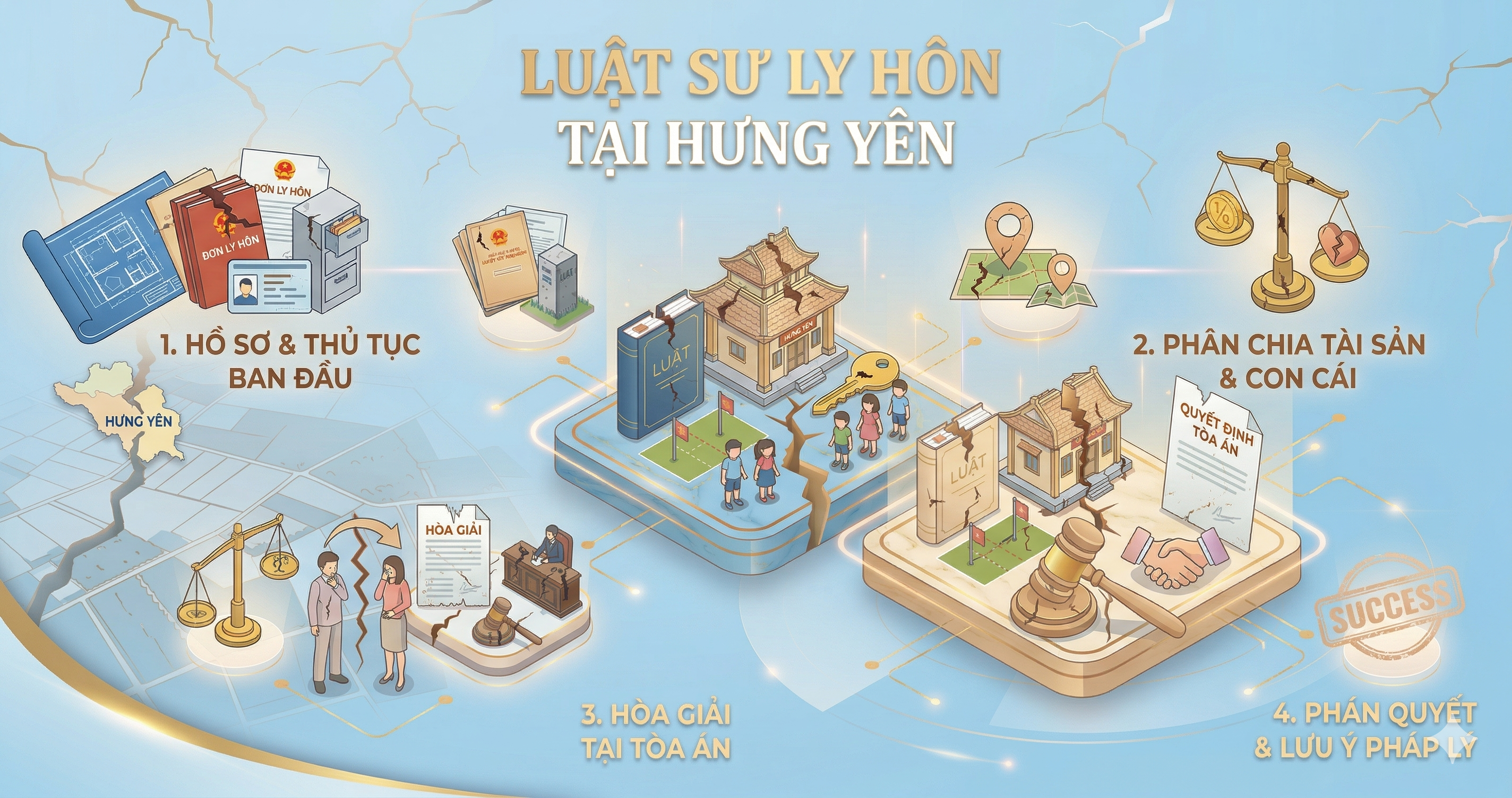 Luật sư ly hôn Hưng Yên chuyên giải quyết hồ sơ khó, tranh chấp tài sản và quyền nuôi con. Tư vấn pháp luật chính xác, bảo mật, bảo vệ quyền lợi tối ưu cho bạn.
