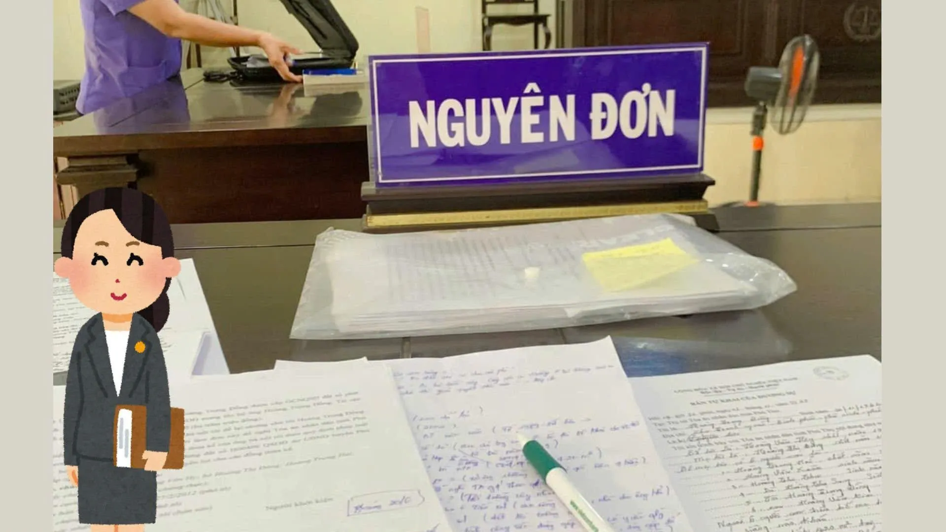 Luật sư Phú Thọ đang tham gia phiên tòa xét xử 