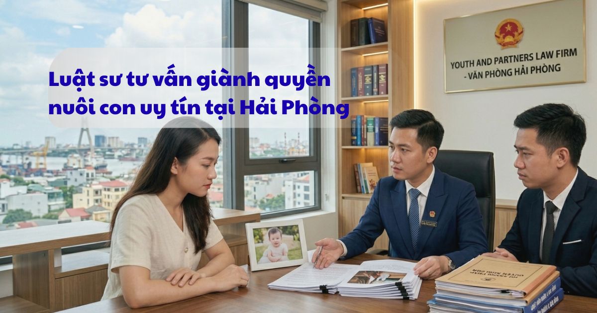 Giành quyền nuôi con cùng đội ngũ Luật sư uy tín tại Hải Phòng từ YP Law Firm. Chúng tôi tư vấn chiến lược pháp lý sắc bén, bảo vệ tối ưu quyền lợi cho con bạn.