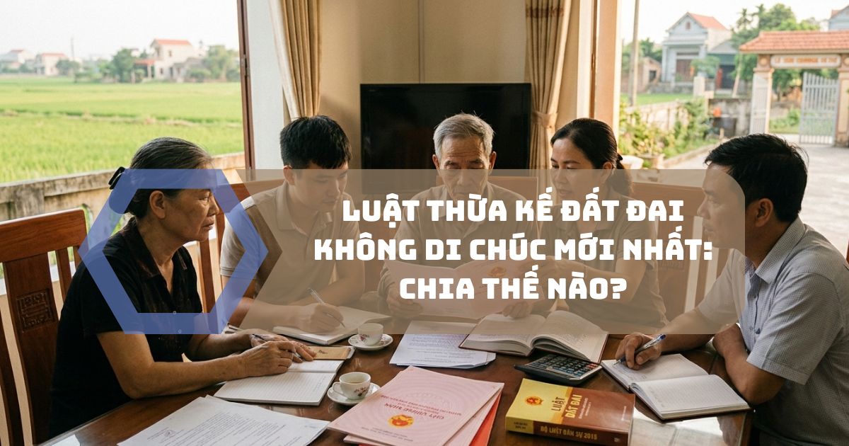 Luật thừa kế đất đai không di chúc mới nhất: Hướng dẫn cách chia hàng thừa kế, thủ tục sang tên sổ đỏ và giải đáp pháp lý chuyên nghiệp, tận tâm từ YP Law Firm.