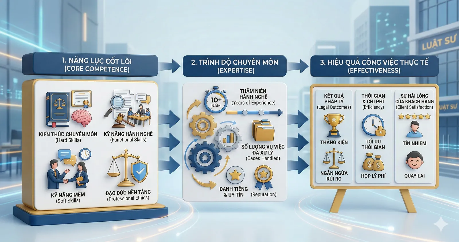 Năng lực chuyên gia quyết định chi phí thuê Luật sư tại Hưng Yên