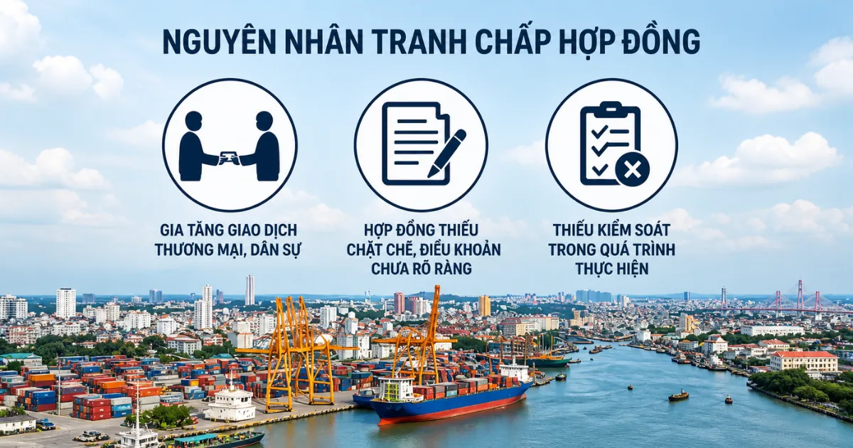 Nguyên nhân tranh chấp hợp đồng
