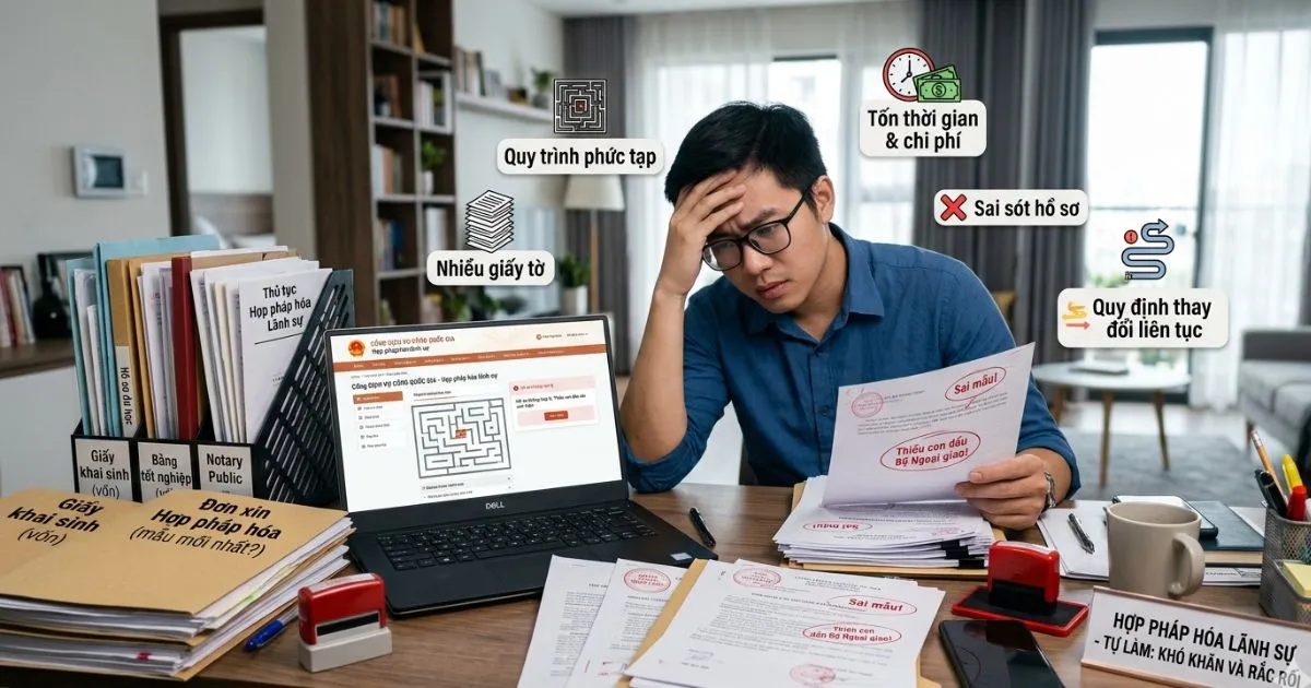 Những khó khăn khi không sử dụng dịch vụ hợp pháp hóa lãnh sự