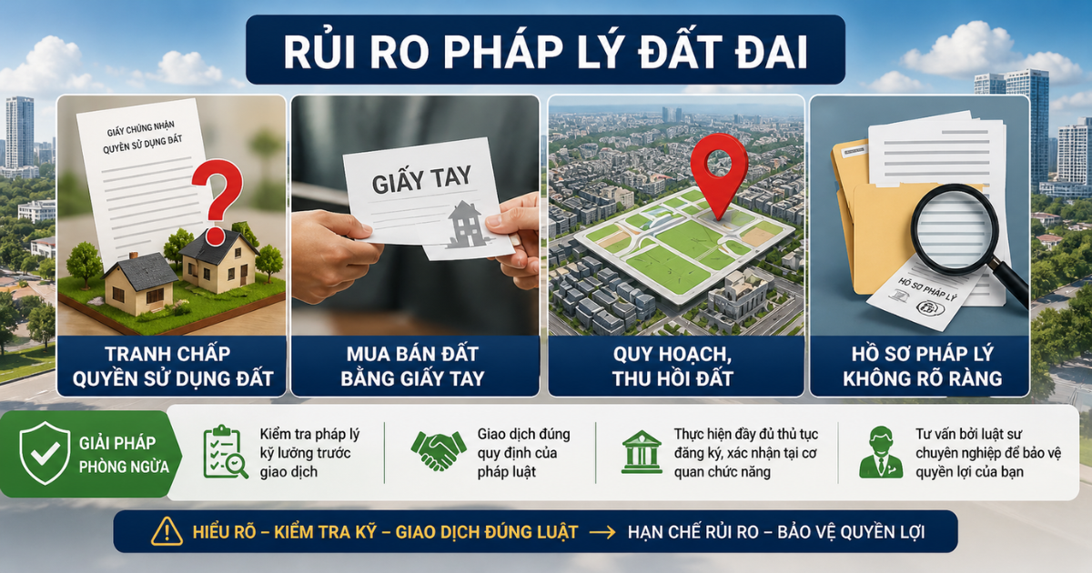 Rủi ro pháp lý đất đai