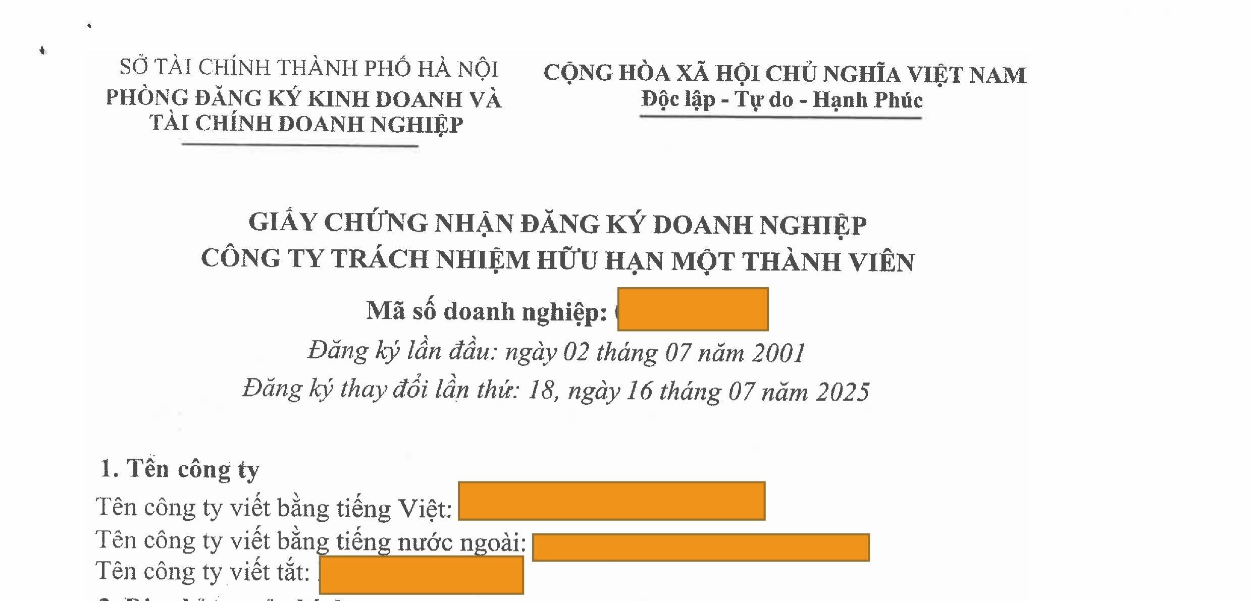 thành lập doanh nghiệp tại phường giảng võ trọn gói uy tín