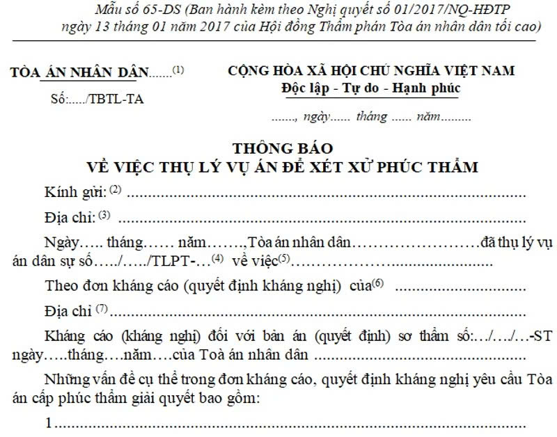 thời hạn thụ lý vụ án dân sự theo quy định thời hạn thụ lý vụ án dân sự theo quy định