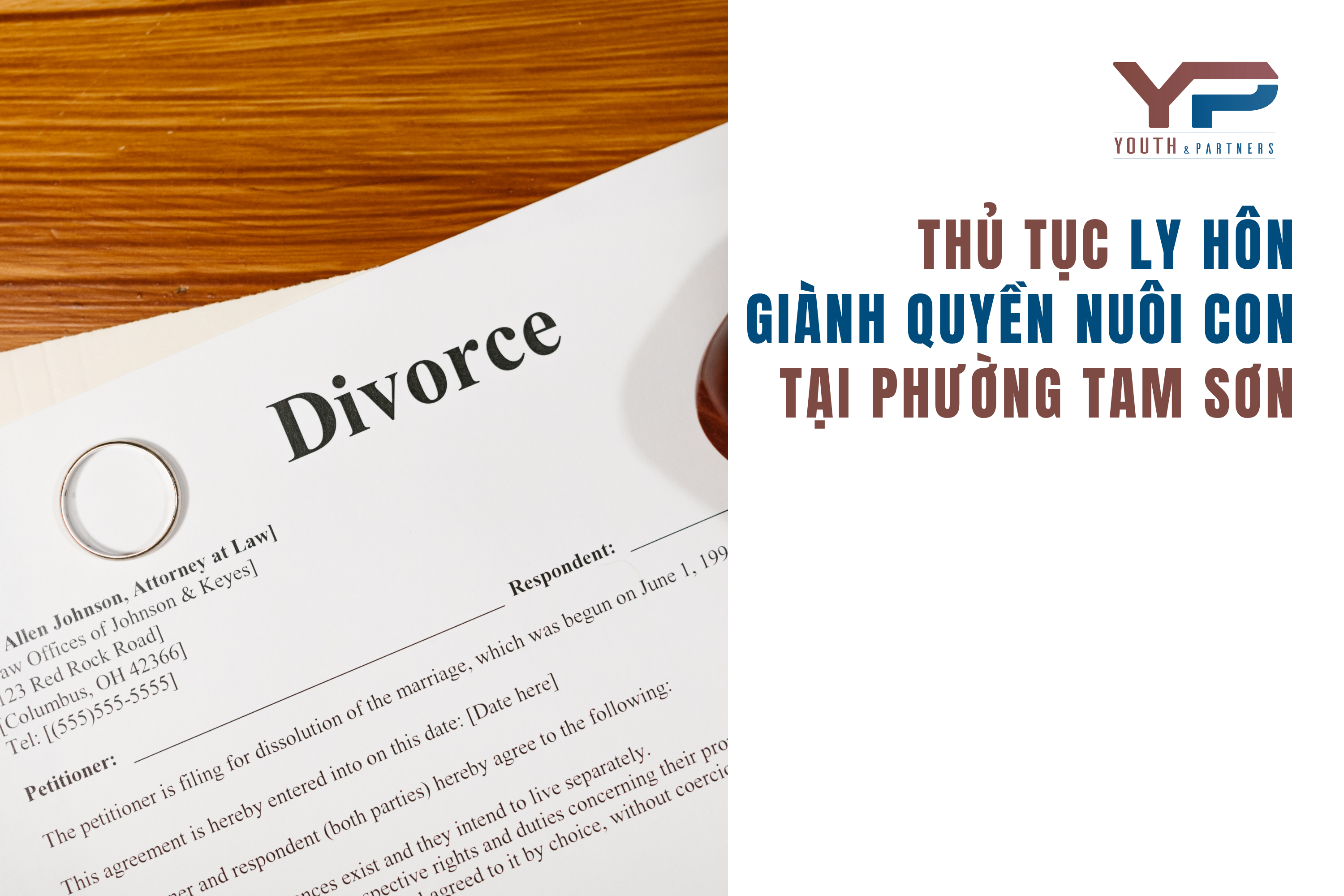 Thủ tục ly hôn giành quyền nuôi con tại phường Tam Sơn