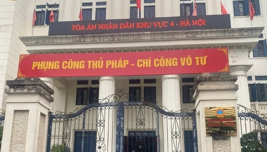 Tòa án khu vực 4 tại Hà Nội