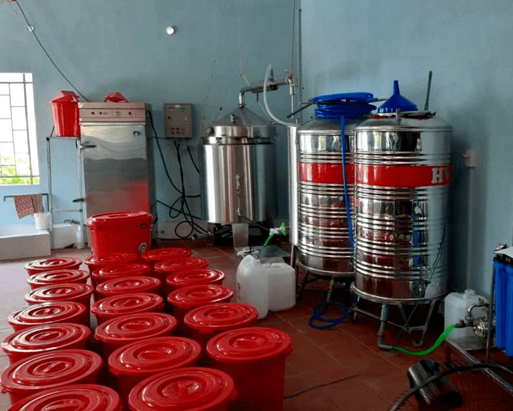 Trang thiết bị cơ sở để xin giấy phép sản xuất rượu thủ công