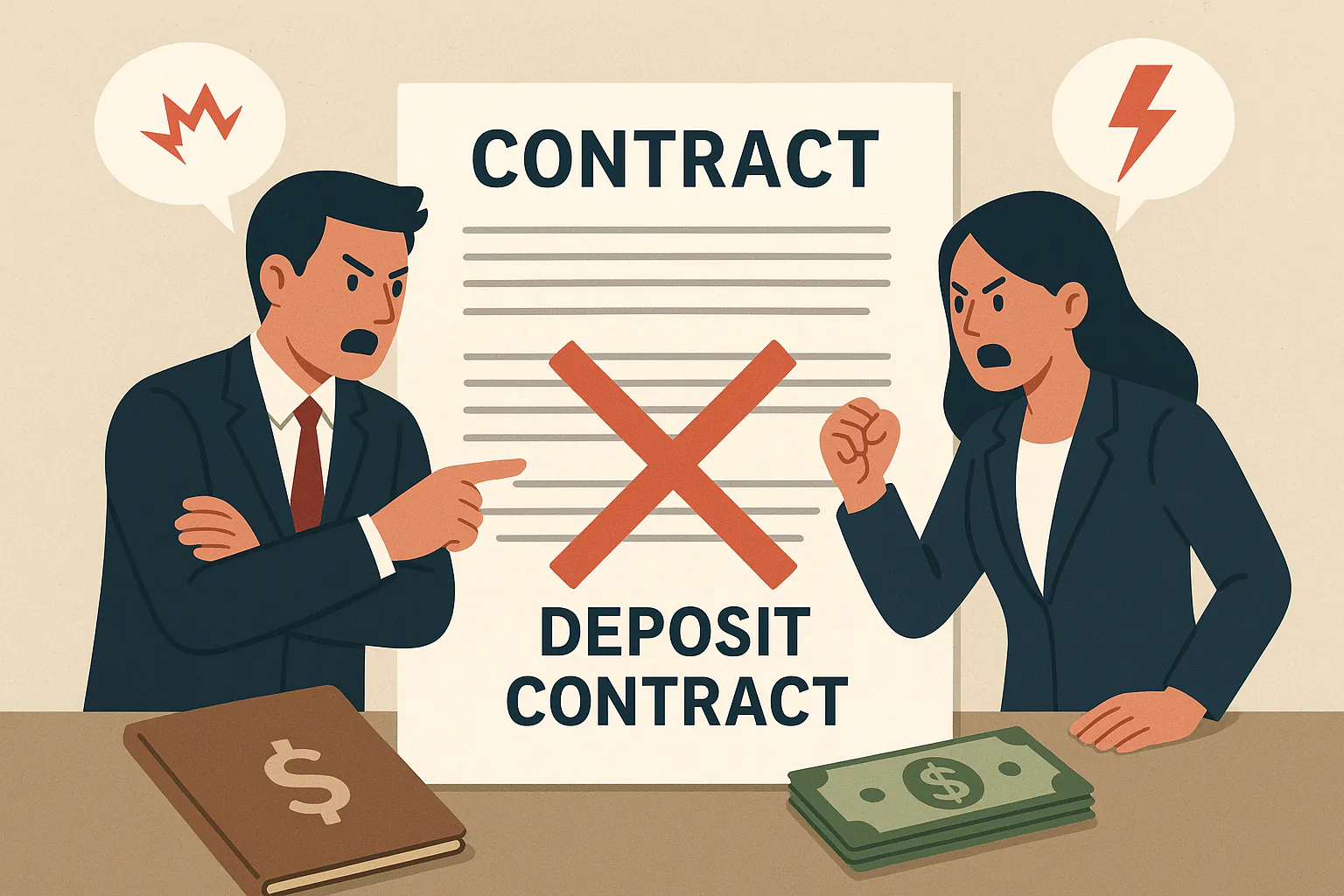 Tranh chấp hợp đồng đặt cọc là gì