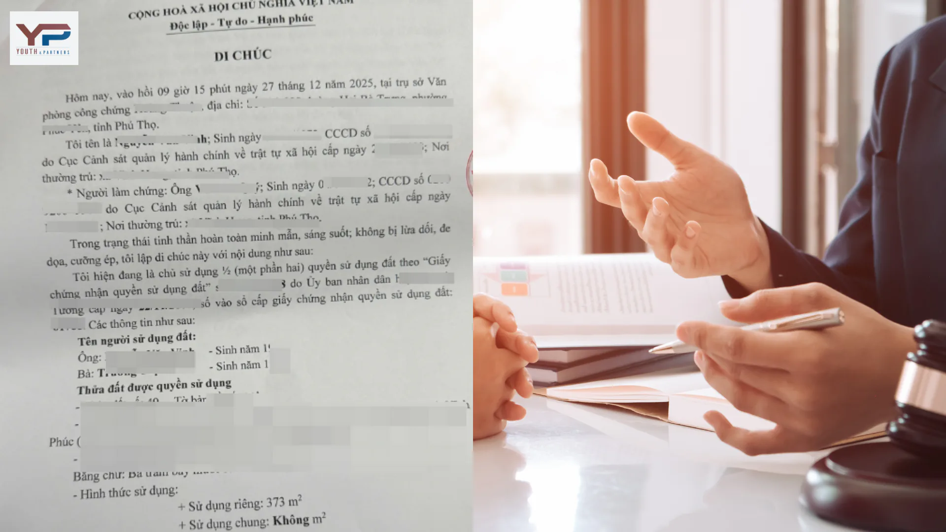 Tư vấn thừa kế, di chúc hỗ đối với tài sản chung vợ chồng